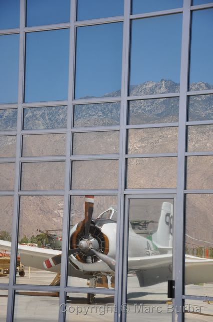 Palm Springs Air Museum reflection