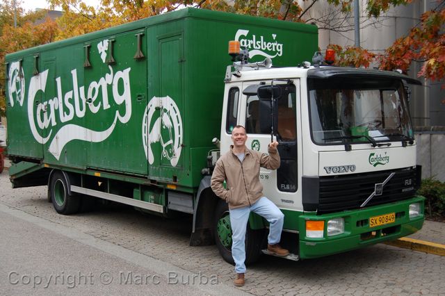 Carlsberg beer truck, Copenhagen, Denmark