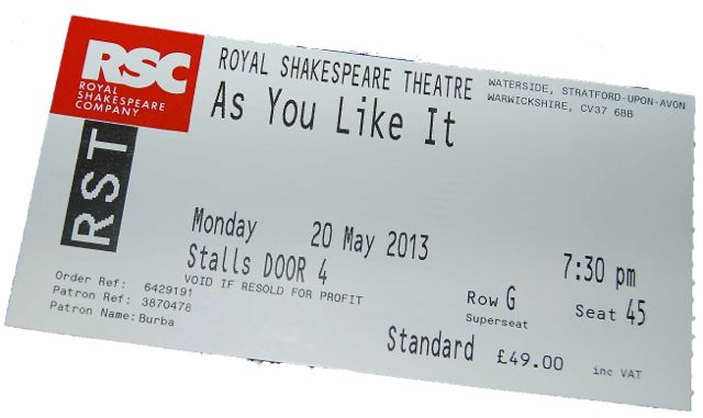 RSC ticket