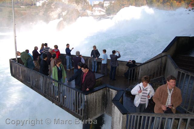Rhine Falls viewing platform