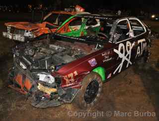 Spicewood demolition derby 2012 Toyota Corolla