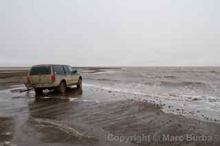 Barrow, Alaska, truck, Beaufort Sea