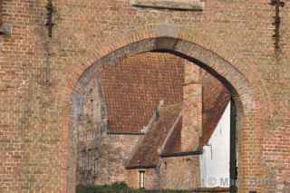 Bruges Belgium town gate