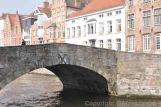 Bruges Belgium canal bridge