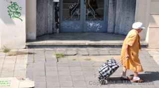 Bucharest elderly woman