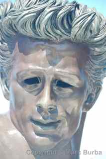 James Dean bust Griffith Observatory