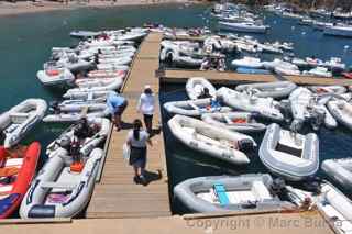 Two Harbros dinghy dock