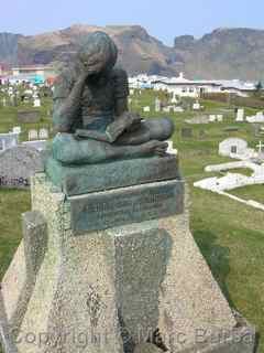 Heimaey cemetery, Westman Islands, Iceland