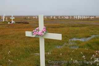 Barrow cemetery, Alaska