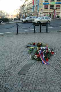 Jan Palach memorial, Prague, Czech Republic