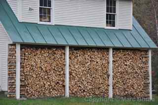 chopped wood Woodstock Vermont