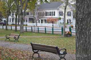 Woodstock Vermont Town Green