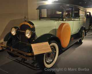 Funeral History 1926 Sayers Scovill hearse