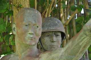 Guam war sculpture