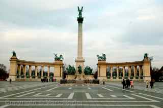 Heroes Square Budapest Hungary