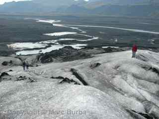 Iceland glacier