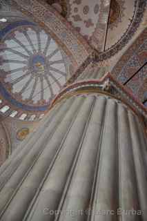 Blue Mosque column