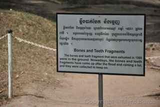 Choeung Ek Genocidal Center, killing fields mass graves, Cambodia
