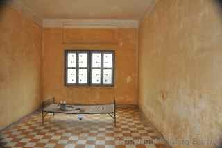 Tuol Sleng Genocide Museum cell, Cambodia