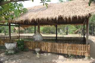 Choeung Ek Genocidal Center, killing fields mass grave, Cambodia