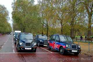 London cabs Green Park