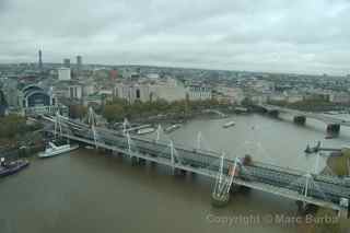 London Eye bridge view