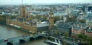 London Eye bridge view