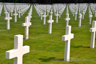 Lorraine American Cemetery crosses
