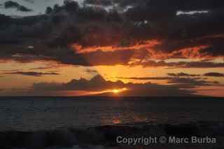 Lanai sunset from Maui