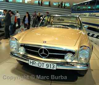 230SL Pagoda, Mercedes-Benz Museum, Stuttgart, Germany