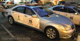 Mercedes S-Class Royal Thai police Bangkok