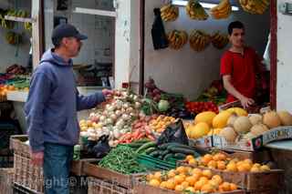 Fez medina produce, Fez Morocco