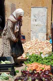 Fez medina produce, Fez Morocco