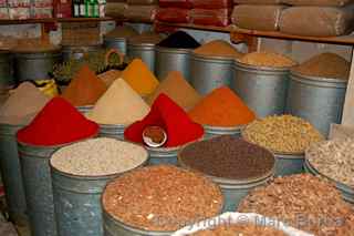 Fez medina spices, Fez Morocco