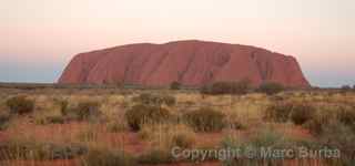 Ayers Rock sunset Australia