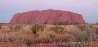 Ayers Rock sunset Australia