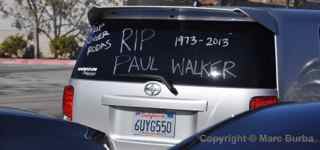 Paul Walker Memorial Meet window writing