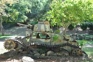 Saipan World War II tank