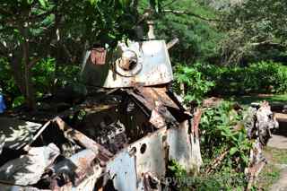 Saipan World War II tank