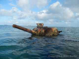 Saipan Sherman tanks Oleai Beach