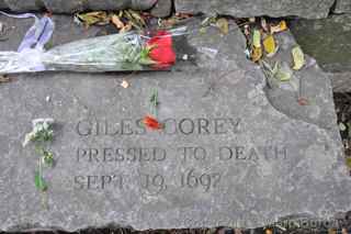 with trials memorial giles corey