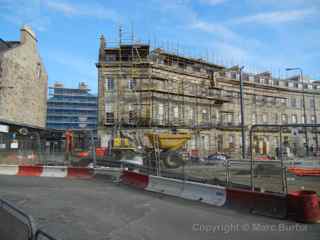 Edinburgh tram construction