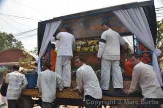funeral procession, Siem Reap Cambodia