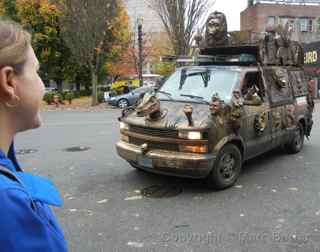 voodoo doughnut art car