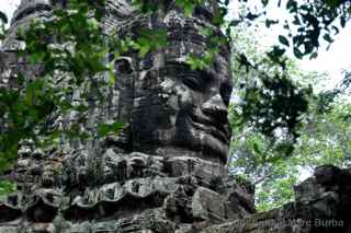 Angkor Thom north entry tower