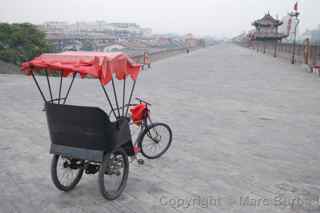 city wall, Xian China