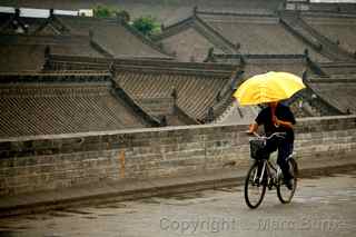 city wall, Xian China